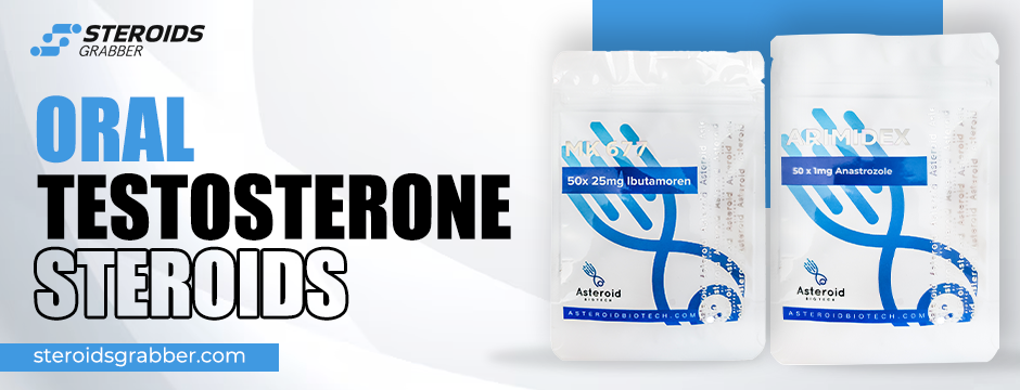 Oral testosterone steroids